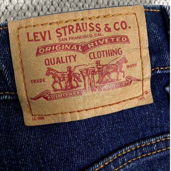 Levi's 517 Vintage Boot Cut Jeans Womens 7S 30X30 Blue Juniors Western Cowgirl - Picture 9 of 13